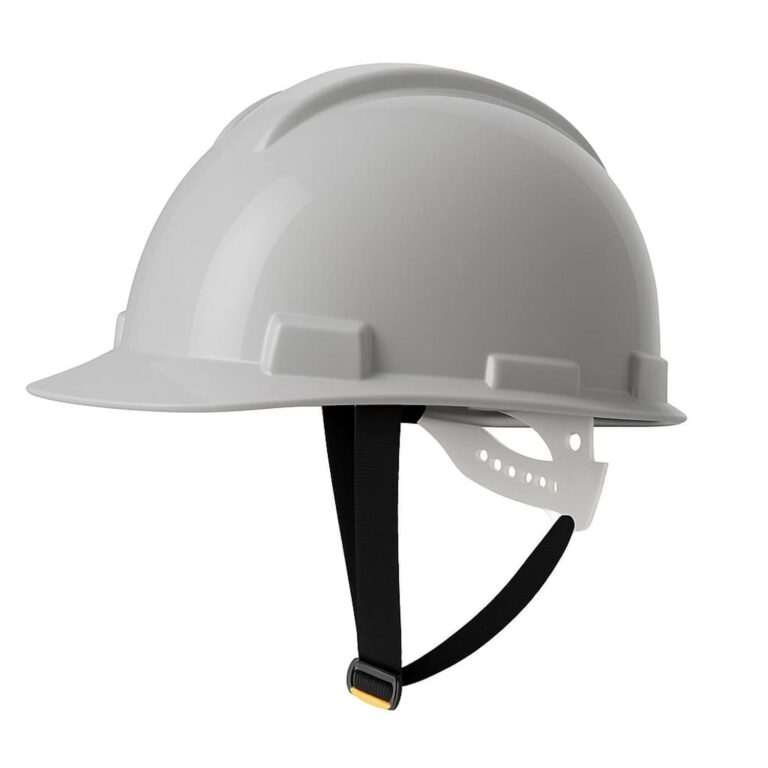 Casco de Seguridad Gris con Arnés