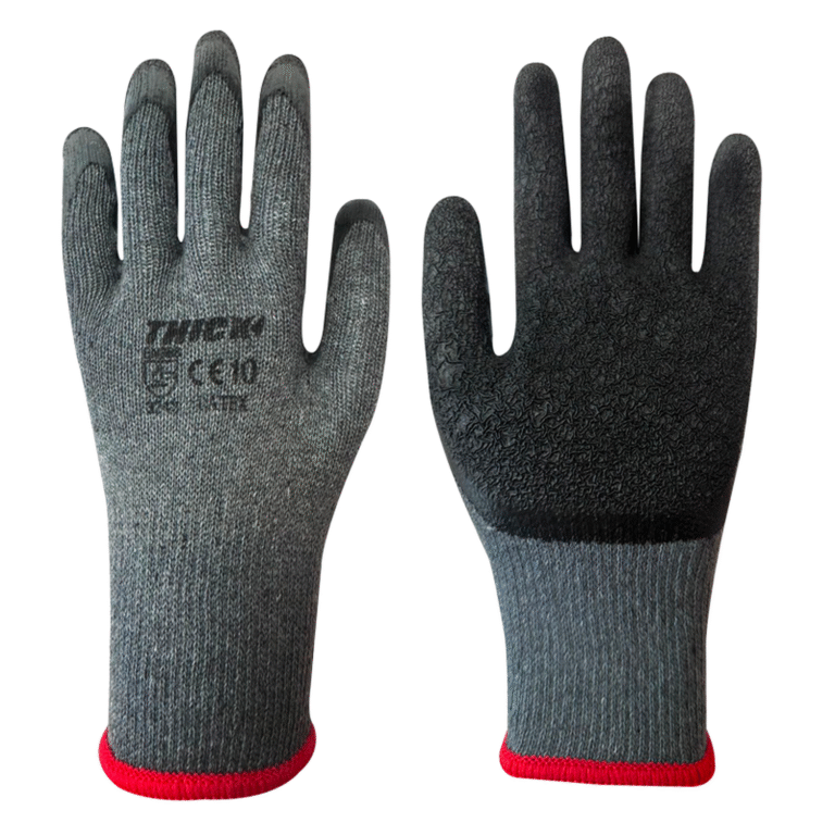 Guante Palma Latex Gris